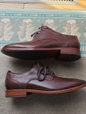 Cole Haan Men's Size 12M Feathercraft Grand Ox Oxford Plain Toe Brown